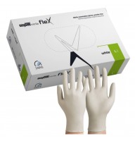 Manusi examinare nitril Flex Zarys (cutie 100 buc) alb